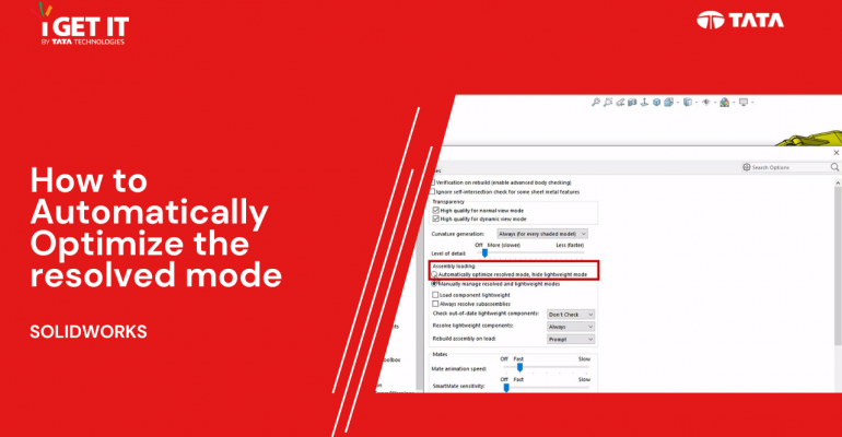 How to Automatically Optimize the resolved mode