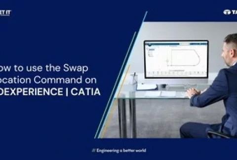 how to use swap location command on CATIA